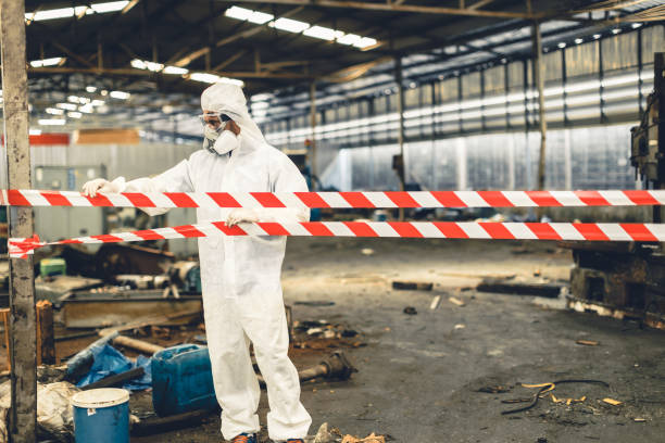 Professional Drug Lab Cleanup technician working in Larkspur, CO